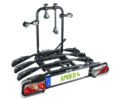 Fahrradträger am Auto montiert
